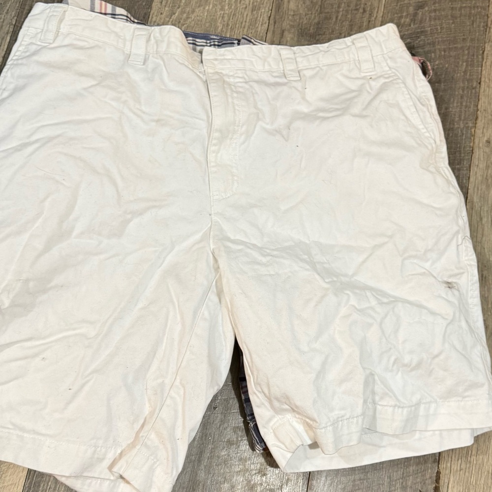 Callaway White Flat Front Men's Golf Shorts